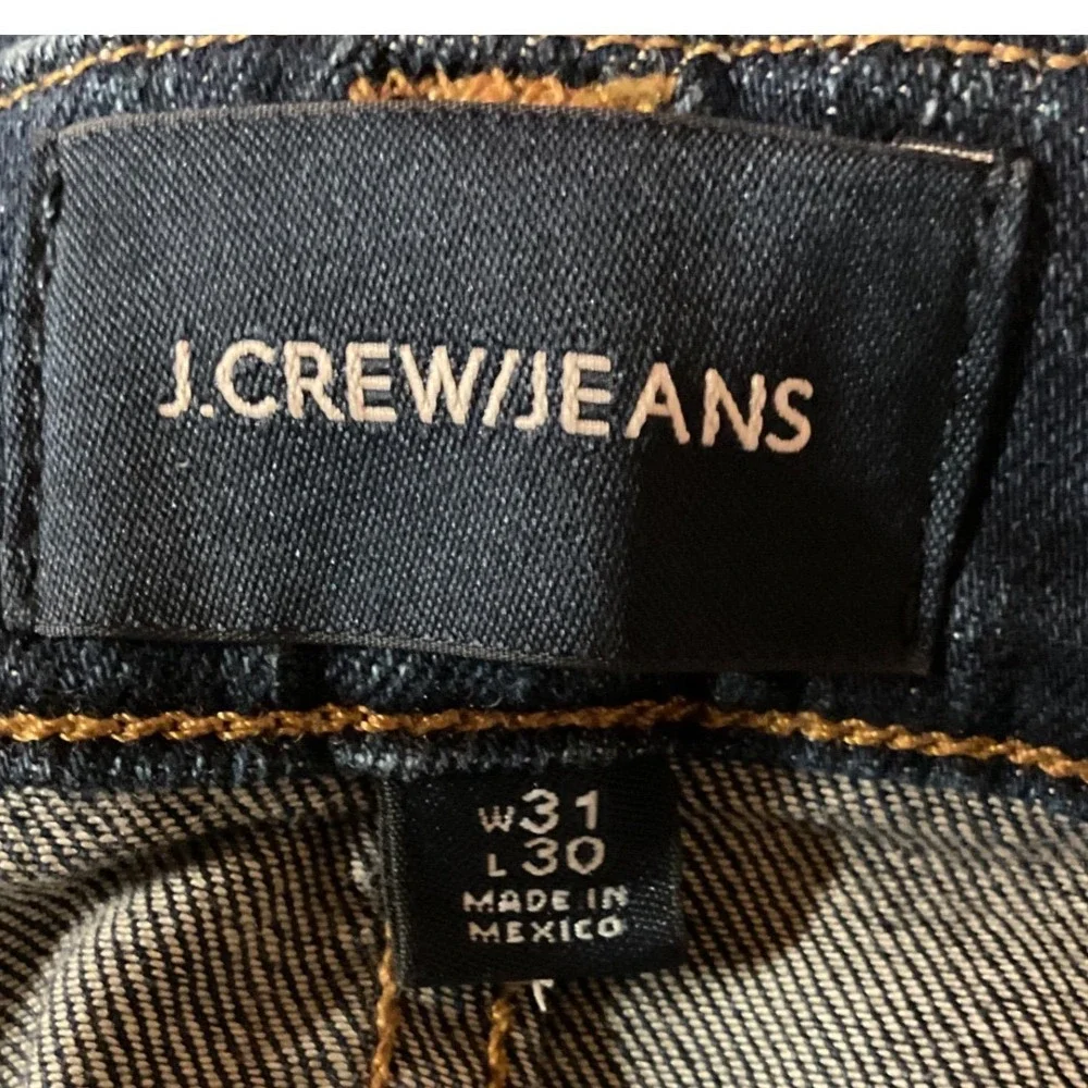 J. Crew Men's VTG Y2K Straight Leg Classic Retro Fit Denim Jeans Blue‎ Size 31